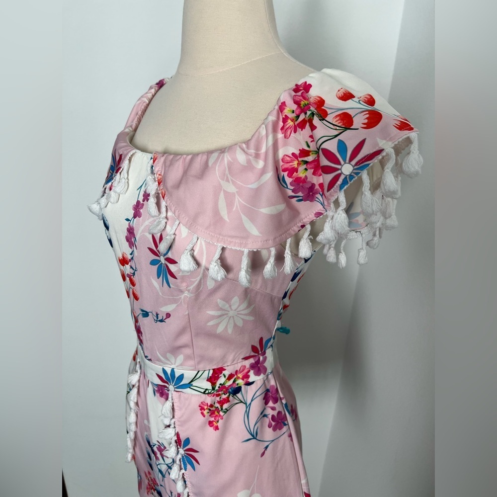 Pink Floral Romper - Picture 10 of 10